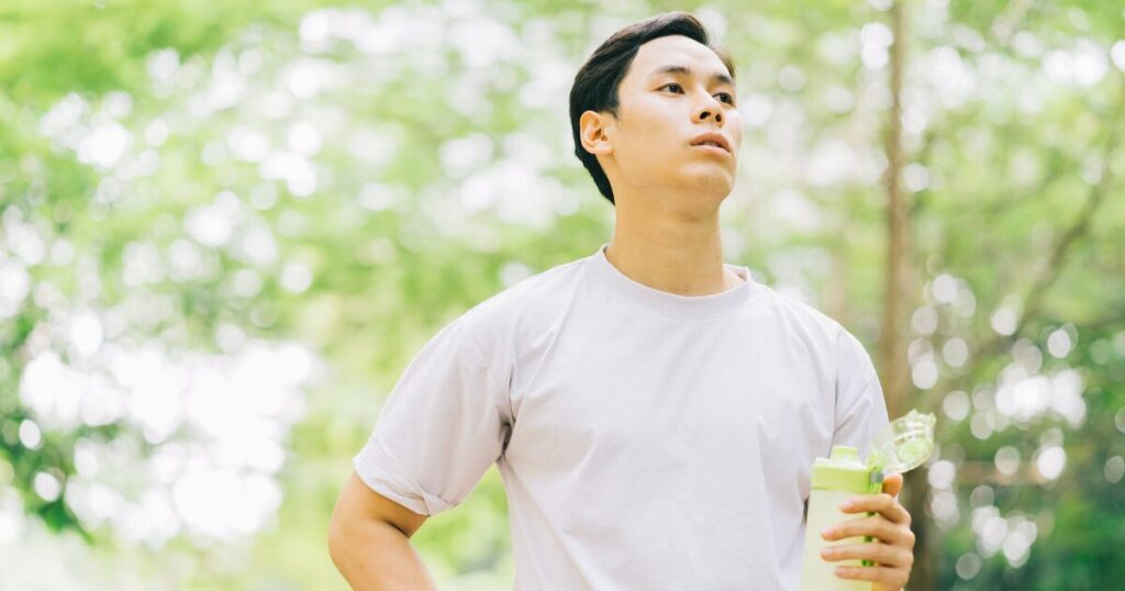 ダイエットしてる男性